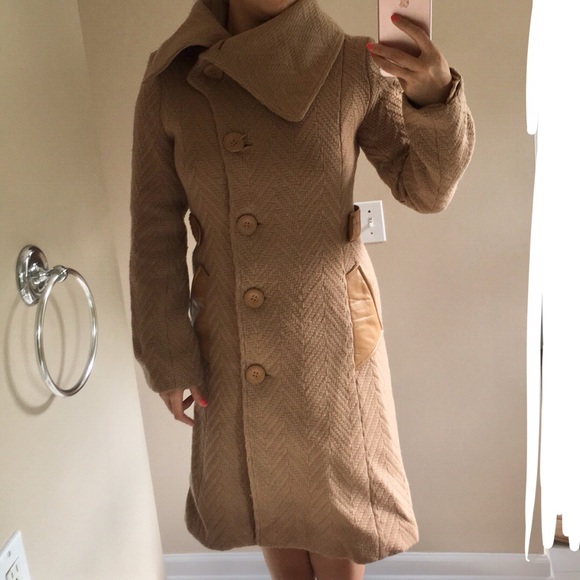 Mackage Tan Wool Coat (sz Small) - Picture 6 of 6